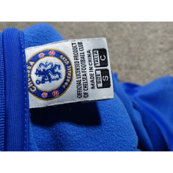 Official Chelsea FC Football Club Track Jacket Men's Small - Blue/White Soccer - Picture 8 of 8